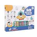Pikkukuva 1 / 2: DIY-kristallimaalauksen taide- ja käsityösetti, DIY-kristalliriipussetti, lasten DIY-kristallitimanttimaalaus käsityösetti lahjoiksi [DB] Space