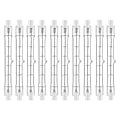 Miniatyrbilde 1 av 5: R7s Halogen Lyspære 118 Mm 200 W 230 V Pakke Med 10 Halogenstav R7s Halogenpære R7s Dimbar Halo {db}