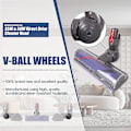 Miniatyrbillede 2 af 5: Kuglehjul til V6 V7 V8 V10 V11 V12 DC58 Støvsuger 35W 50W Direct Drive Cleaner Hjul Dele [db] gray