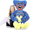 Miniatyrbilde 1 av 4: 100cm/80cm/40cm/20cm Poppy Playtime plysjleke karakter Huggy Wuggy dukke[pb] DB Red 40cm