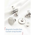 Miniatyrbillede 3 af 4: Gardinmagneter Lukning, Gardinvægte Magneter Gardin Magnetisk Holdback Knap til Hjem Soveværelse Kontor Gardin Draperier [DB] 25mm