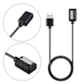 Miniatyrbillede 3 af 4: Smart Oplader USB Ladekabel Hurtig Opladningsdock til Suunto 9/Spartan Ultra/Spartan Sport Smart Watch [DB] Black Triangle head