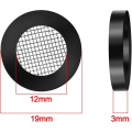 Miniatyrbilde 2 av 5: 20 skjermvaskere trykksdusjhode vaskemaskin pakning rustfritt stål O-ring rørgjenger 40 mesh for 1/2 tommers slangekobling