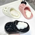 Miniatyrbild 5 av 5: Kreativa Crocs Askkopp Ornament - Crocs Keramisk Askkopp Rolig Anti-Fluga Ask Ornament, 100% Ny [DB] black