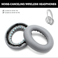 Miniatyrbillede 2 af 5: 1 par udskiftnings ørepuder i proteinlæder til Bose 700/NC700 Bluetooth hovedtelefoner [Db] Grey