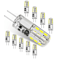 Miniatyrbilde 1 av 5: G4 LED-pærer, 12 V 1,5 W uten flimmer G4 LED-stiftpære, erstatning for 20 W halogenpære
