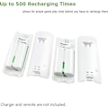 Miniatyrbilde 4 av 5: 4-pakks oppladbare batterier for Wii og Wii U fjernkontroll 2800mAh [DB]