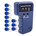 Miniatyrbild 1 av 5: Handhållen 125kHz RFID Läsare Skrivare Duplicator Kopierare, Uppgraderad ID-kort Klonare Programmerare, Med 10st-YuJia [db]