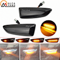 Pikkukuva 1 / 5: 2 kpl LED-dynaamiset sivuvilkut, sekvenssitoiminto, Opel Astra J Astra J K Zafira C Insignia B Grandland X [DB] Dynamic Smoked