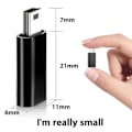 Miniatyrbild 3 av 5: Mini USB till USB-C Adapter USB-C Hona till Mini USB Hane Adapter USB-C Adapter [DB] Silver