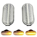 Miniatyrbild 1 av 5: Sidomarkörlampa Dynamisk LED Blinkerslampa för Nissan Tiida C11 Note E11 NE11 Micra K12 NP300 Navara D40 Qashqai J10 [DB] Dynamic Crystal