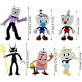 Miniatyrbilde 4 av 5: 6 stk Cuphead Figurer Leke Samleobjekt Modell Minifigurer Hyllepynt Borddekorasjon Gave For Fans Barn [DB]