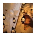 Miniatyrbillede 1 af 5: Led Solar String Light Udendørs Vandtæt 5m Retro Camping Telt Garland Havefest Lampe [db] Black