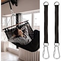 Miniatyrbilde 5 av 5: Swing Hengestropper, 2 STK Justerbare Trestropper med 2 STK Sink Legering Karabinkroker Holder opptil 1000 lbs, Hengekøye Stroppsett for Trehuske [DB]
