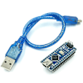 Miniatyrbillede 2 af 3: Til Nano Mini / Type-c / Micro Usb Med Bootloader Kompatibel Rød Controller Til Arduino Ch340 Usb Driver 16mhz Atmega328p(Mini USB Svejse)