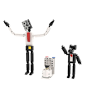Miniatyrbild 1 av 5: Skibidi Toalett Titan Kameraman Byggset Kompatibel Med Db A 1 Pcs