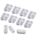 Miniatyrbillede 1 af 5: Db 10 stk./parti Plastic Rulle Gardin Træk Snor Forbindelse Gardin Kæde Forbindelse HFMQV 10 PCS
