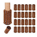 Miniatyrbild 1 av 5: 16 st Stolsbensskydd Stickade Möbelstrumpor [DB] Brown