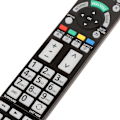 Miniatyrbilde 3 av 5: Fjernkontroll for Panasonictx-l42etw50 Tx-p50vt50b, bærbar N2qayb000715, svart [DB]