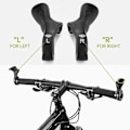 Miniatyrbild 4 av 5: Cykelstyre Ändar Ergonomiska Halkfria MTB Mountainbike Styre Ändar för 21.8-22.8mm Styre [DB]
