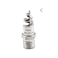 Miniatyrbild 1 av 3: Db Ny 1/4\" 1/2\" Rostfritt Stål Spiral Kon Atomizer Spraymunstycke Sprinklerhuvuden Hfmqv C