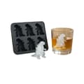 Dinosaurie Isbitsform, Fryssäker Isbitsmaskin för Sommardrycker, 6 Hålrum [DB] Black