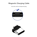 Miniatyrbilde 2 av 5: 10 stk/sett Runde Magnetiske Kabelplugger 8-pins Type-C Plugger Rask Lading Telefon Magnetladerplugg [DB] silver