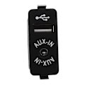 Pikkukuva 3 / 5: Auton USB Aux In -liitin Lisätuloliitäntäsovitin malleille E81 E87 E90 F10 F12 E70 X4 X5 X6 s202412241524 [DB] black
