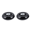 Miniatyrbild 4 av 5: 2 Set Reserveringar för Resväska, Hjul, Axlar och Skiftnyckel Reparationsset OD 68mm [DB] Black