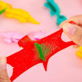 Pikkukuva 5 / 5: Dinosauruskumiset lentävät lelut Katapulttilelut Hauska kuminen napsauttava lelu Venyvä peli Dinosauruskoulun aktiviteetteihin Fidgets [db] Multicolor Free Size