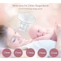 Miniatyrbillede 2 af 4: Flangeindsatser 13/15/17/19/21mm 10 stk., Kompatibel med Momcozy S12 Pro/S9 Pro/S12/S9 Bærbar Brystpumpekop [DB]
