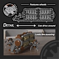 Miniatyrbild 2 av 5: Battle Soldiers Clanker Platoon Attack Craft Byggsats, Med 2 Droidekas Figurer Byggklossar Set[DB] brown  gray