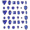 130 st sydda strass i glas för DIY-kläddekoration [DB]