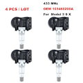 Miniatyrbillede 3 af 5: 1 sæt med 4 TPMS 433mhz dæktryksensorer til Model S Model X Model 3 1034602-00-a 103460200a