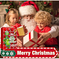 Miniatyrbild 3 av 5: Julkalender med 24 Dagar Nedräkning Tomtekalender Grinchkalender Leksak Barnpresenter DB Style C
