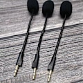Miniatyrbild 4 av 5: Ersättningsmikrofon för spelheadset för Pro / G Pro X Gaming Headset 3,5 mm mikrofon DB Black