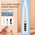 Miniatyrbillede 3 af 5: Saffory Hunde Trimmer, Saffory Elektrisk Hunde Trimmer, Pet Micro Præcisionstrimmer {Db} white