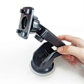 Miniatyrbillede 1 af 5: 360 graders roterende sugekopmontering til Apple CarPlay bilradio, ny trådløs CarPlay skærmholder, instrumentbrætmontering til bærbar GPS bilradio [DB]