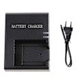 Miniatyrbillede 1 af 5: LC-E10/E LC-E10C BATTERILADER TIL LP-E10 1100D kiss X50 Rebel T3 [DB]
