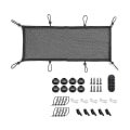 Miniatyrbild 1 av 5: Under Desk Net, Under Table Cord Management Mesh Organizer Flexible Wire Hiders 50x25cm