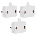 Miniatyrbilde 3 av 4: 3 stk Dørbryter Automatisk Lysbryter Berøringslampe Elektrisk Lysbryter db White 1 3.30X2.30X1.00CM