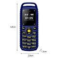 Miniatyrbilde 3 av 3: B25 Dual-SIM Mini Bar Telefon 0.66-tommers Skjerm 2G GSM Mobiltelefon - Grønn [Db] Multicolor Blue