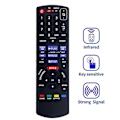 Pikkukuva 2 / 5: N2QAYB000968 Vaihto-ohjain Bluray-levysoittimen kotiteatterijärjestelmälle SC-BTT465 SC-BTT405 SC-BTT105 [DB] Black
