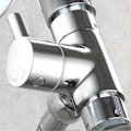 Miniatyrbild 3 av 5: Duscharm Omledningsventil, Badrum Mässing G1/2 3-vägs Duschsystem Komponent Ersättning För Handhållen Fast Spray Duschhuvud A [DB] chrome plated