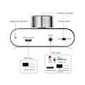 Miniatyrbillede 5 af 5: Bluetooth 5.0 Stereo Audio Forstærker Receiver 2-kanals Klasse D Mini Hi-fi Forstærker [DB]
