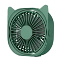 Miniatyrbild 1 av 5: Kattöron Mini Usb-driven roterbar skrivbordsfläkt för hemmakontor{DB} Green