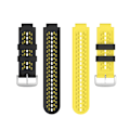 Miniatyrbilde 2 av 5: Silikon armbånd for Garmin Approach S2 / S4 [DB] Black Yellow