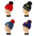 Pikkukuva 2 / 4: Lasten Ulkoilu Termo Paksu Neulotu Lippis Piirretty Batman Superman Toy Story Spiderman Beanie Talvi Lämmin Pom Pom Hattu [DB] Superman