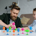 Miniatyrbild 2 av 5: 6 st Monster studsande leksaker Olika söta dockor med stora ögon Godispåsefyllare Samlarobjekt Nyhet Leksak Hoppande fjädrar Rolig Halloweenleksak Jiyuge Db 6pcs