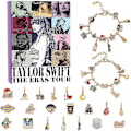 Miniatyrbilde 1 av 3: Julekalenderarmbånd 2024 - 24 Dagers Nedtelling, Taylor Swift Swiftie DIY Smykker Kreativ Gave BD B